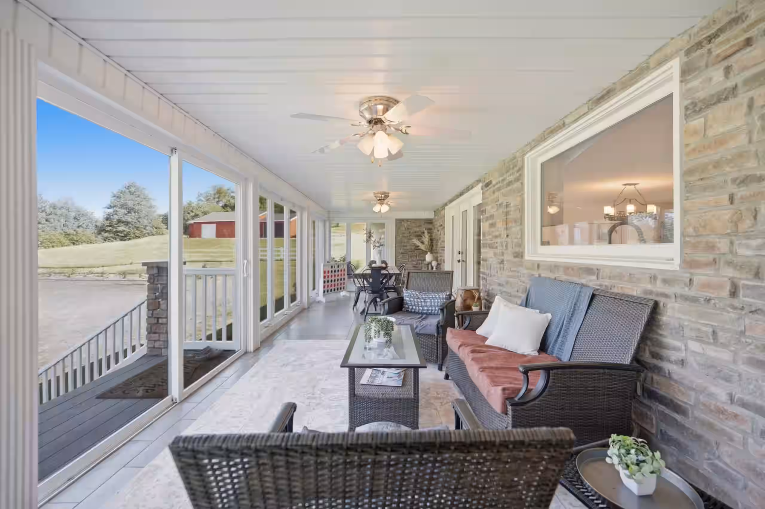 Covered porch