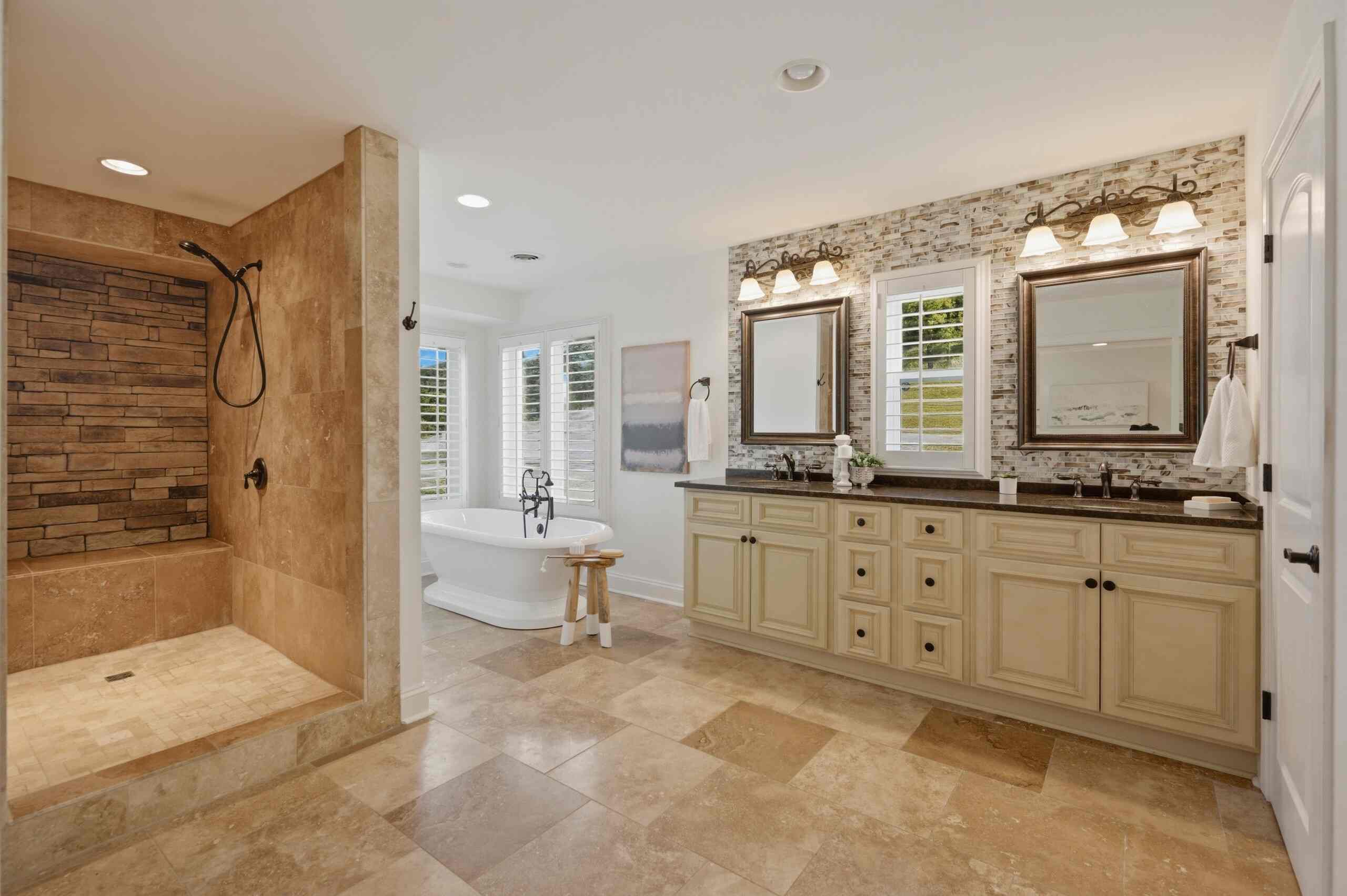 The stone shower